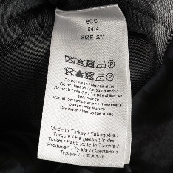 Ganni Black Pinstripe Oversized Blazer *MISSING BUTTONS* - Picture 11 of 13